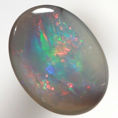 SOLID SEMI BLACK OPAL Bright red over blue